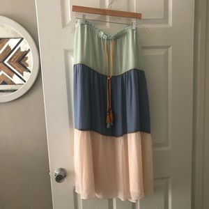 NWT LOFT Tri-colored skirt